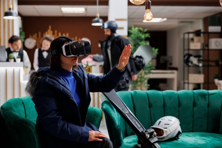 Guest using with virtual reality device