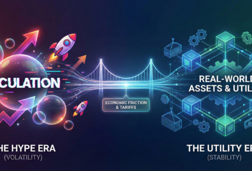 Infographic titled Top 10 Utility Assets for 2026: Financial Rails and Real-World Solutions, ranking cryptocurrencies like Ethereum, Chainlink, and Solana based on their enterprise use cases.